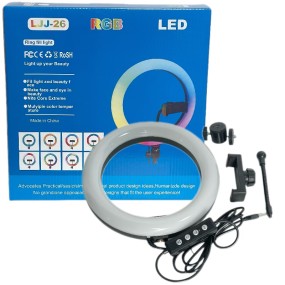 USB Ring Light Factory - Multifunctional 10 Inch USB RGB Ring Light for Indoor Outdoor Travel