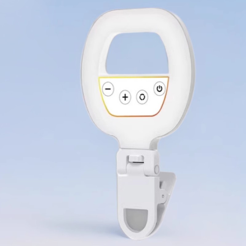 Mini Fill Light Supplier - Rechargeable HD Fill Light Three Color Temperatures for Video Call