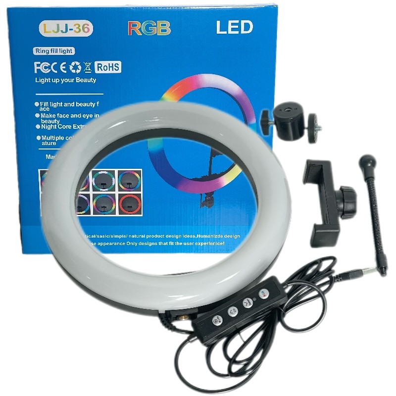 Photography Light Manufacturer - 14 Inch LED Di-color Photography Ring Light for TikTok Video