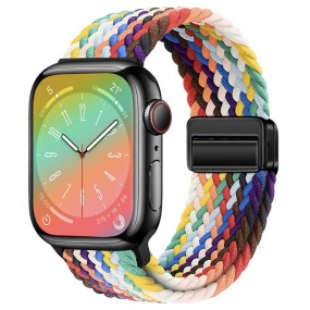 Nylon Watch Band Supplier - Magnetic Buckle Braided Solo Loop Band for Apple Watch