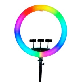 RGB Ring Light Factory - 12inch Dimmable Circular LED Light Ring with Tripod Stand Selfie Fill