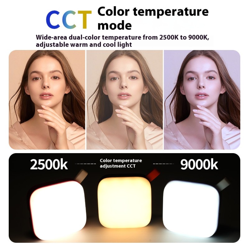 Portable RGB Light Supplier - Mini Professional RGB LED Video Light for Live Broadcast Pocket