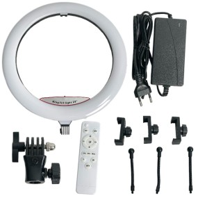 Portable Ring Light Factory - 22 Inch Rotating Ring Light Adjustable Brightness Color Temperature