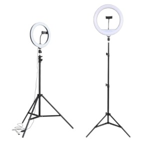 LED Ring Light Supplier - 13 Inch Makeup LED Ring Light with Tripod for Phone Selfie Lighting