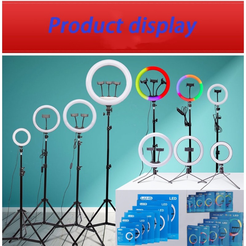 Photographic Ringlight Supplier - Wholesale 18 Inch Custom Video Selfie LED Ring Fill Light