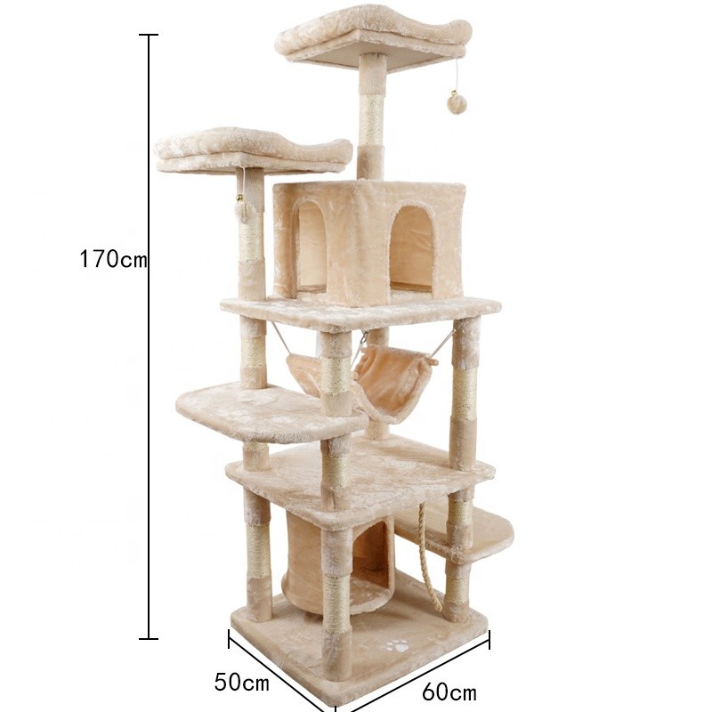 Cat Tree Tower Factory - Scratch Post Kitten Play