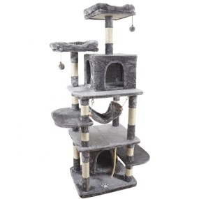 Cat Tree Tower Factory - Scratch Post Kitten Play