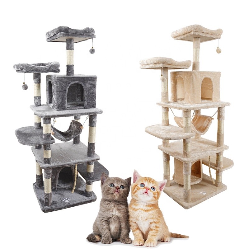 Cat Tree Tower Factory - Scratch Post Kitten Play