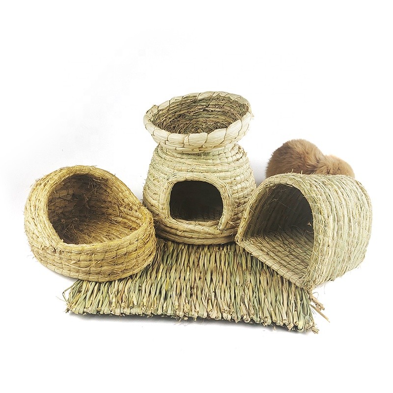 Pet Cage Manufacturer - Woven Grass Nest Chew Toy