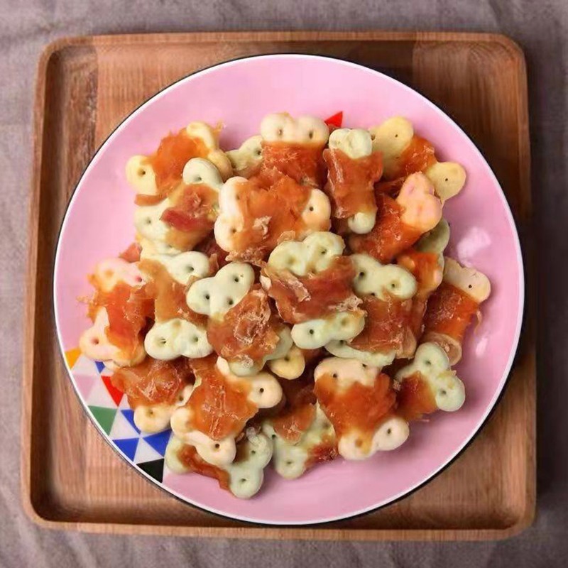 Dog Treats Supplier - Factory Wholesale Healthy Dog Food High Protein Dry Food Chicken Duck Biscuits