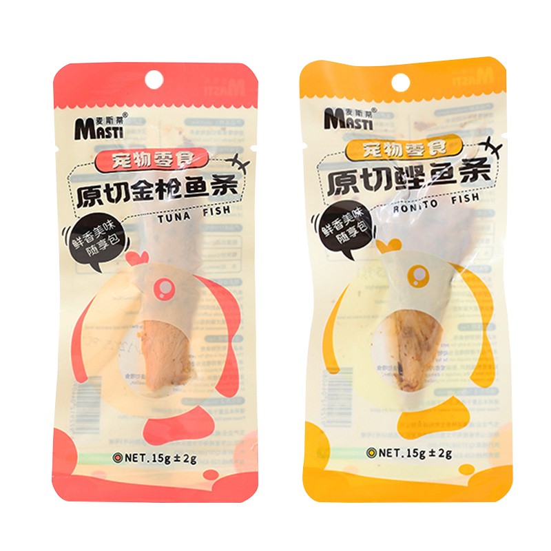 Pet Treats Supplier - N4p Factory Direct 15g Tuna Crucian Carp Pet Treats for Cats and Dogs