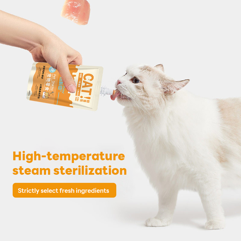 Cat Food Manufacturer - Vilepai Direct Supply Customizable 90g Wet Cat Food Multi-Flavor Glossy Coat