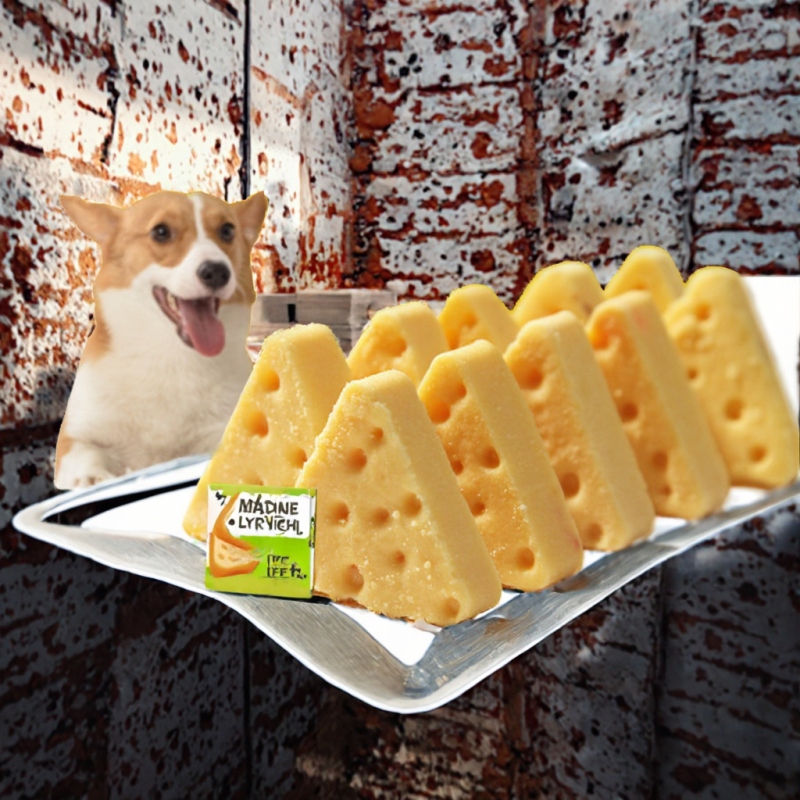 Dog Training Treats Supplier - Wholesale Dog Treats Goat Milk Cheese Cubes Mixed Rice Triangle Feta Cheese