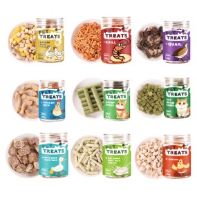 Freeze-Dried Snacks Supplier - OEM ODM 9-Meats Assortment Freeze-Dried Snacks 40g High-Protein Canned