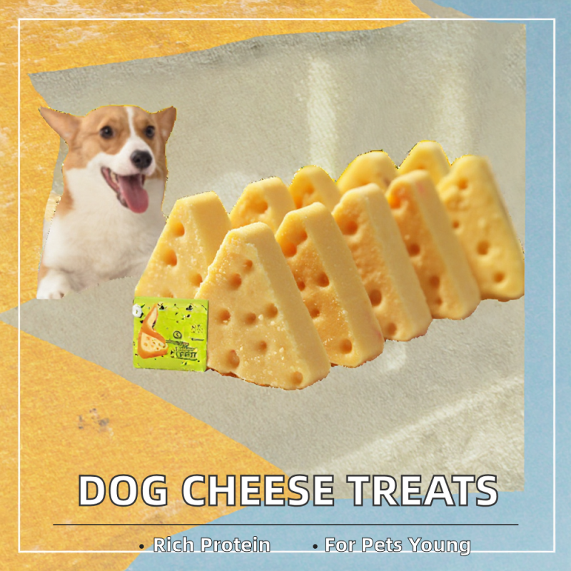 Dog Training Treats Supplier - Wholesale Dog Treats Goat Milk Cheese Cubes Mixed Rice Triangle Feta Cheese