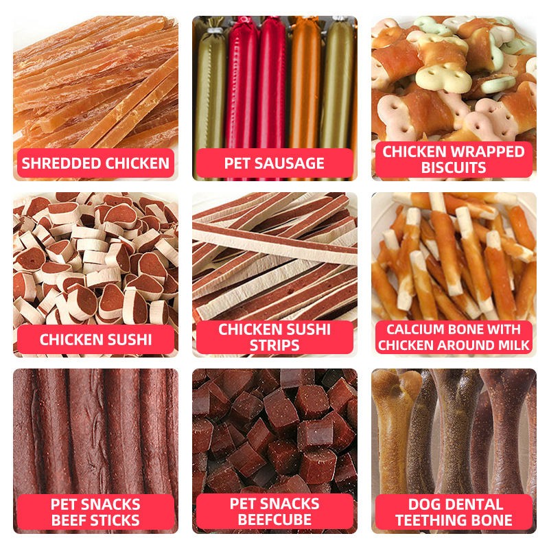 Dog Chews Manufacturer - Wholesale NP4 Pet Food Bully Stick Dry Food Chicken Duck Wrapped Biscuits
