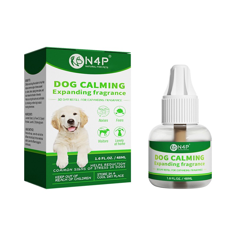 Calming Diffuser Factory - OEM ODM Dog Calming Diffuser Refill Natural Peppermint Extract Anxiety Relief