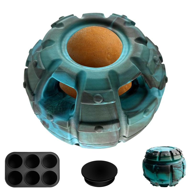 Dog Toy Factory - Manufacturer Wholesale Rolling Dog Ball Interactive Toy Slow Feeder Freezable Rubber