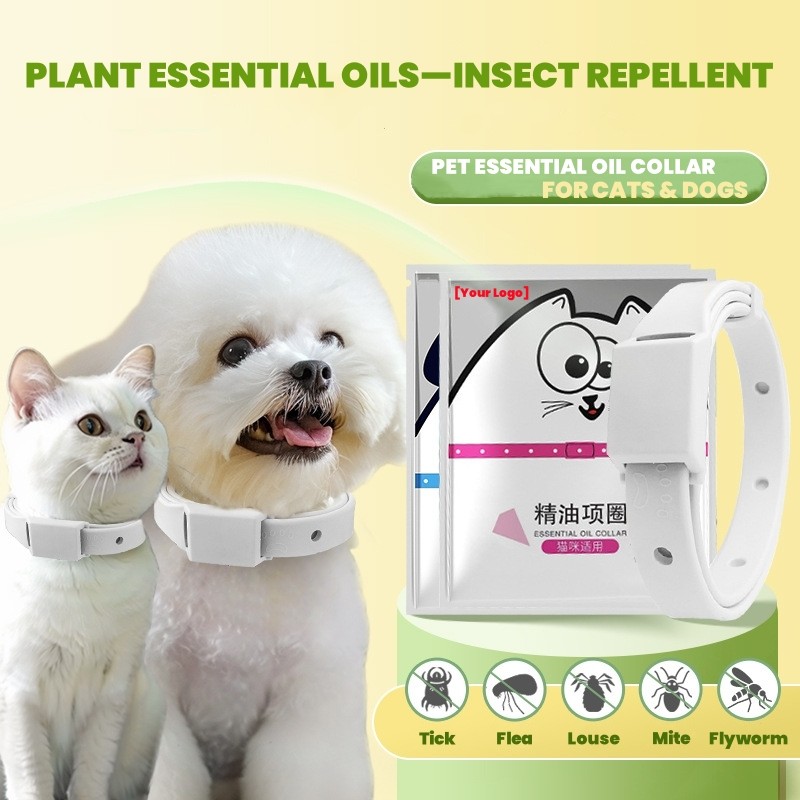 Pet Collar Factory - Customizable PE01 Essential Oil Pet Collar Natural Plant-Based Flea Tick Prevention
