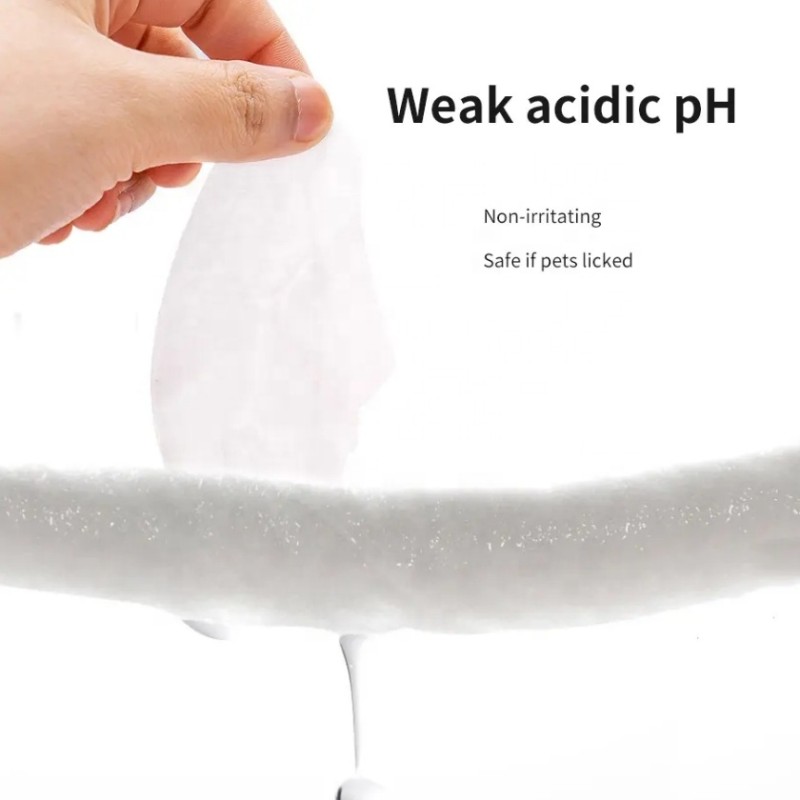 Pet Grooming Wipes Manufacturer - N4P Manufacturer Wholesale Pet Grooming Gloves Wet Wipes Organic 10 Pcs