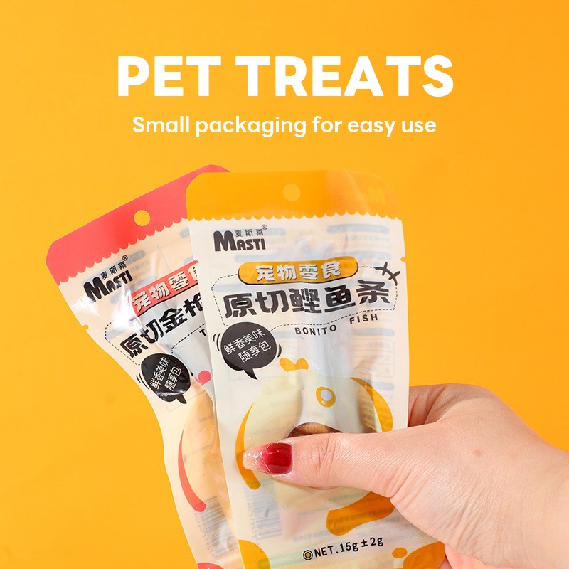 Fish Treats Factory - Welepet Hot-Selling 15g Bag All-Natural Tuna Pet Treats for Cats Dogs