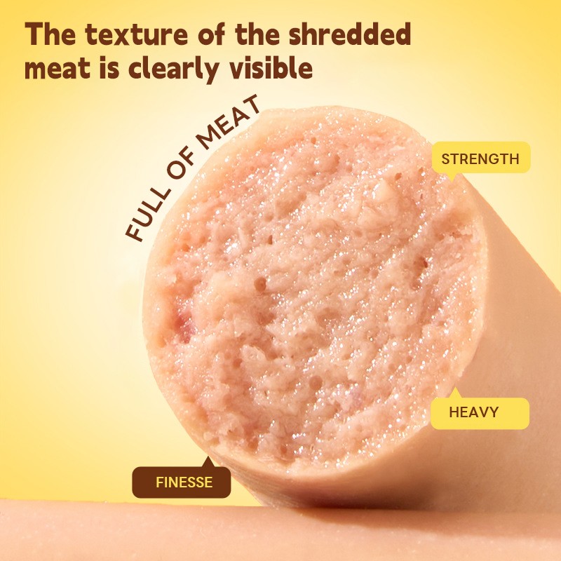 Training Treats Manufacturer - Natural Ham Sausage for Dogs Cats 65% Meat Recipe Fish Oil 3 Flavors