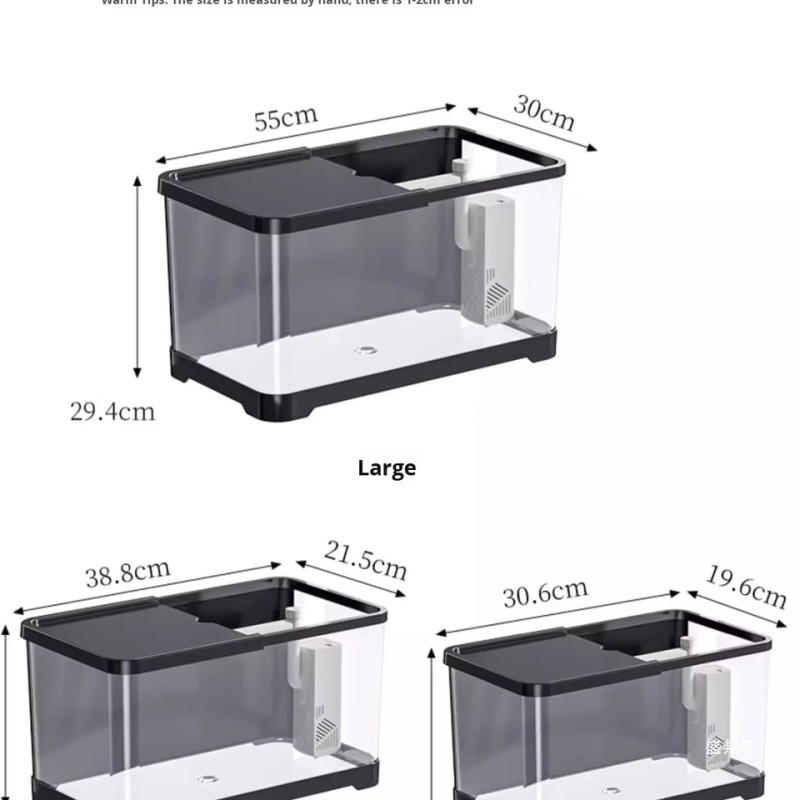 Goldfish Tank Supplier - Premium Durable Plastic Square