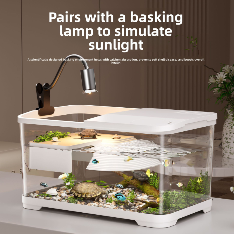 Turtle Breeding Tank Factory - 1000ml Plastic Basking Platform