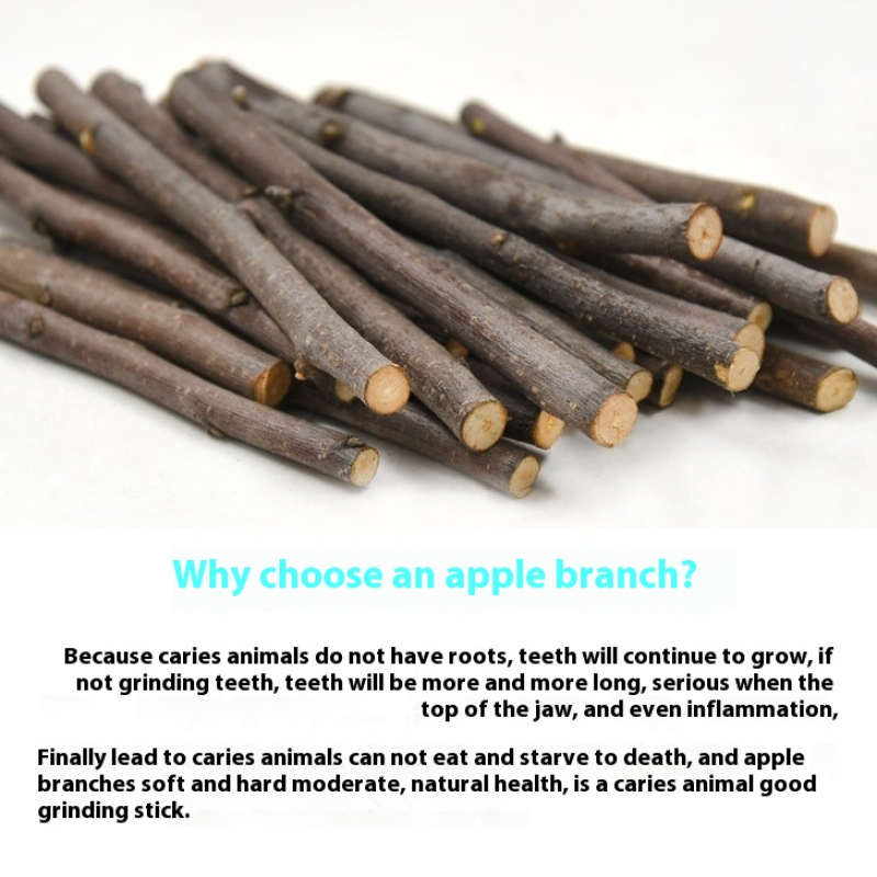 Teething Stick Snack Factory - Dried Apple Branch Natural