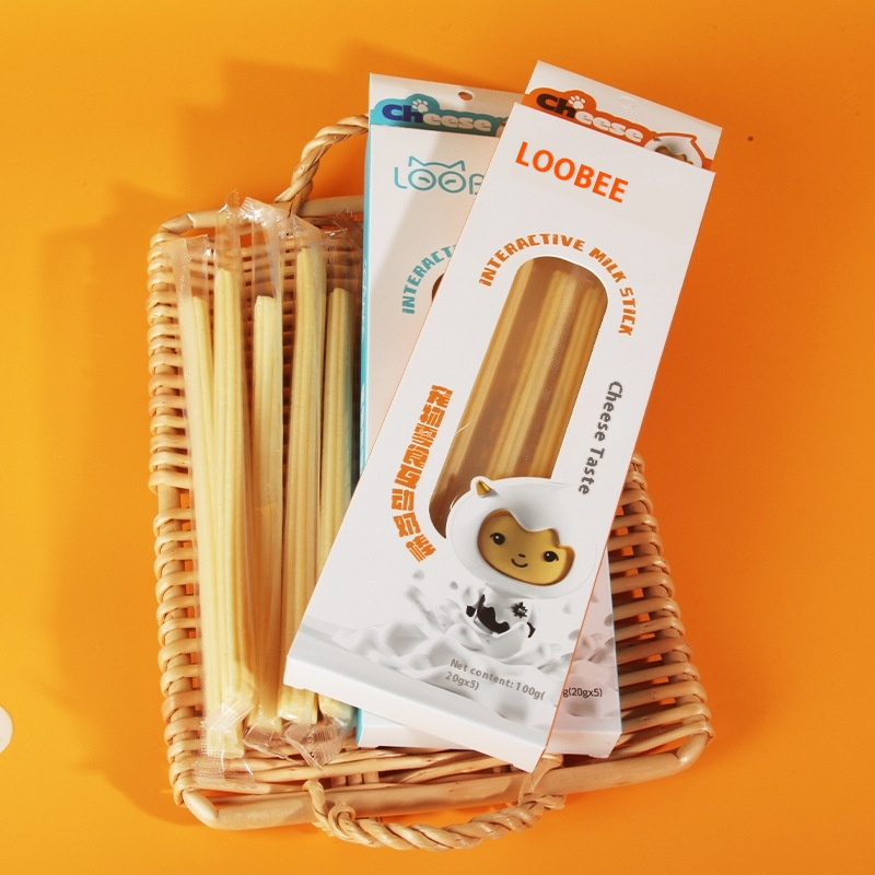 Dog Training Sticks Factory - Interactive Cheese Milk Stick Snacks for Puppy Training Sessions