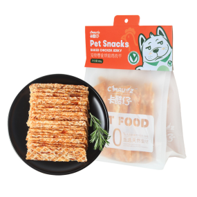 Chicken Jerky Factory - Organic Ultra-Dry Chicken Breast Jerky Durable Chew Dog Treats Baked Snacks