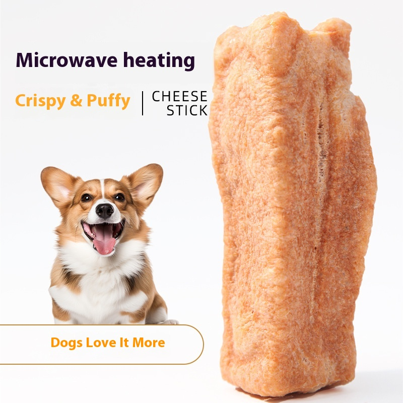 Teething Chews Manufacturer - Custom Microwaveable Dog Teething Cheese Sticks Teeth Cleaning Puffing