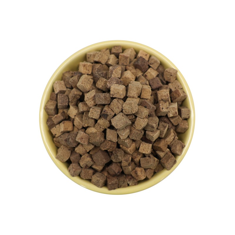 Beef Cubes Supplier - Organic Freeze-Dried Beef Cubes High Protein Nutritious Pet Food Natural Snack