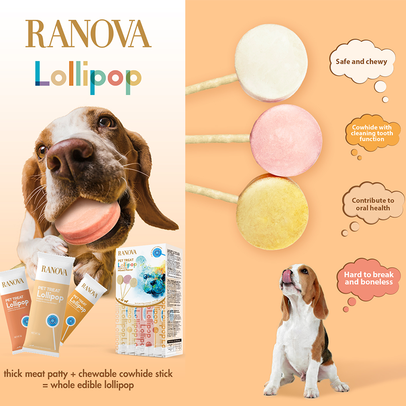 Dog Snack Manufacturer - High Protein Dog Snack Quality Wholesale Freeze Dried Lollipop Dog Treat