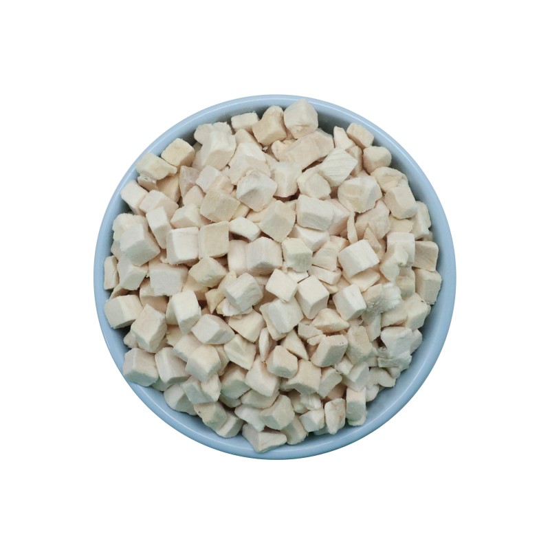Freeze Dried Chicken Factory - Wholesale Pet Food Freeze-dried Chicken Cubes Cat Snack Chicken Breast