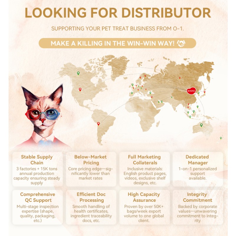 Cat Wet Food Manufacturer - Factory Wholesale Cat Wet Food Chicken Flavor Natural Creamy Snack