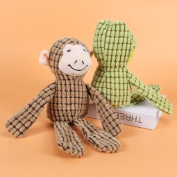 Plush Dog Toy Manufacturer - Cartoon Animal Plush Toy Squeaky Soft Durable Fabric Interactive Plaything