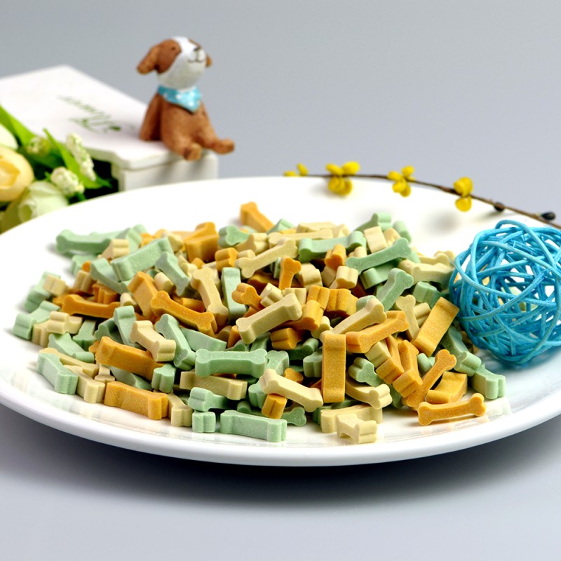Pet Biscuit Manufacturer - China Factory Bone Shape Pet Biscuit Dog Training Food Private Label