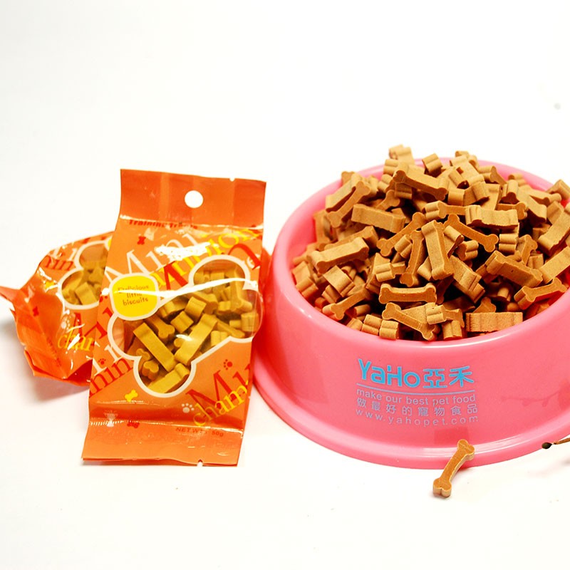 Pet Biscuit Manufacturer - China Factory Bone Shape Pet Biscuit Dog Training Food Private Label