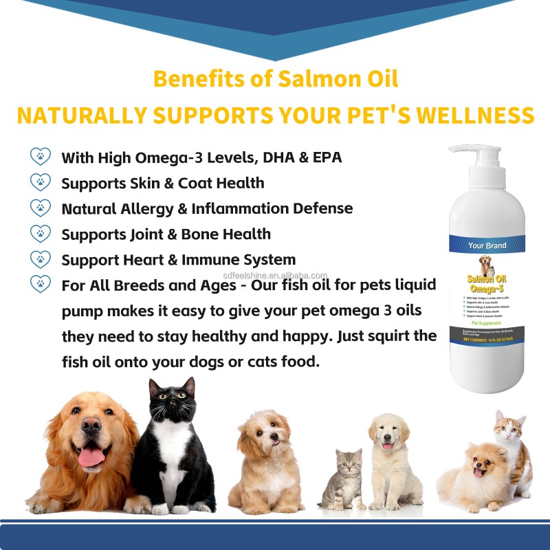 Pets Salmon Oil Manufacturer - OEM Liquid Immune