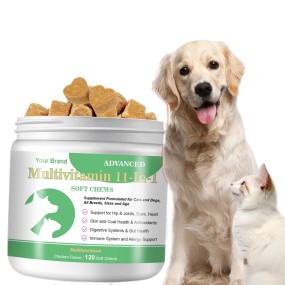 Pet Multivitamin Manufacturer - Custom 11 in 1 Chews