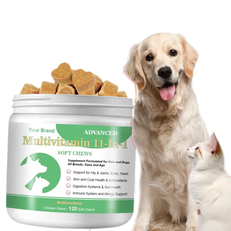 Pet Multivitamin Manufacturer - Custom 11 in 1 Chews