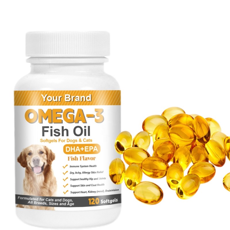 Pet Softgel Supplements Factory - OEM Omega-3 DHA EPA