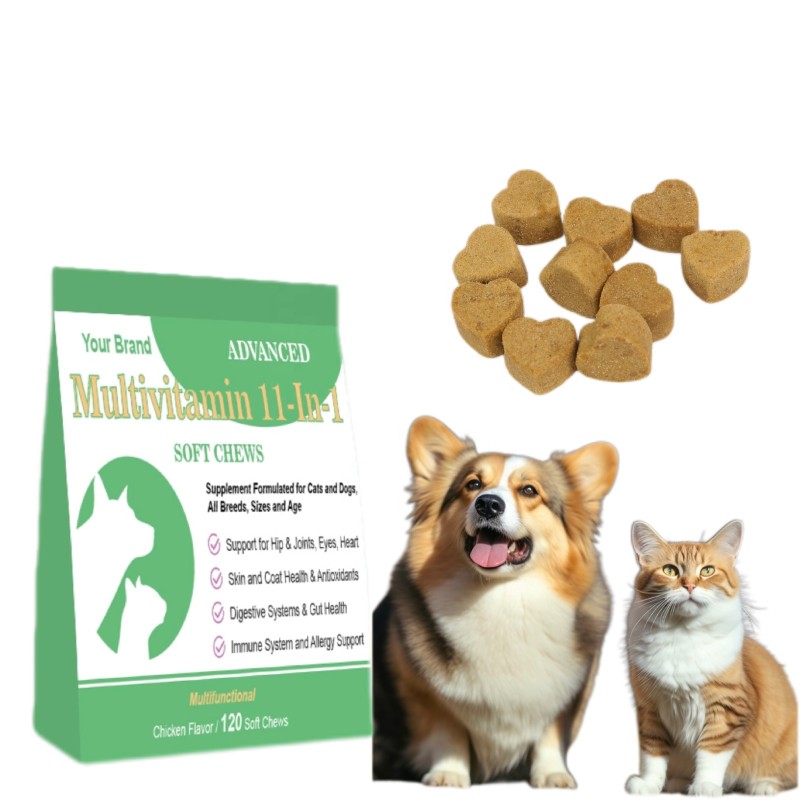 Pet Multivitamin Manufacturer - Custom 11 in 1 Chews