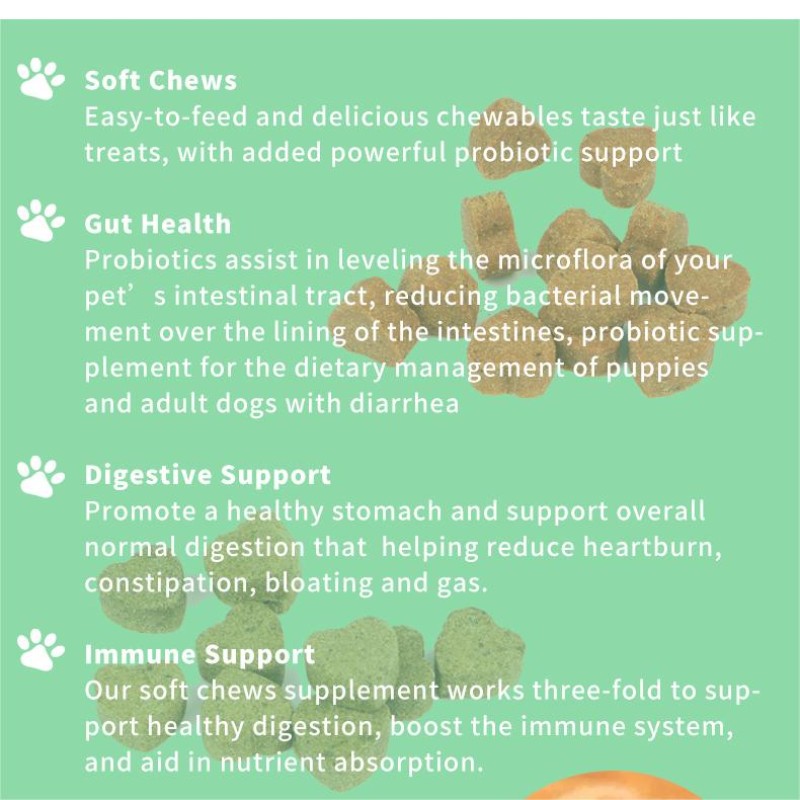 Probiotic Soft Chews Supplier - OEM ODM Digestive Gut