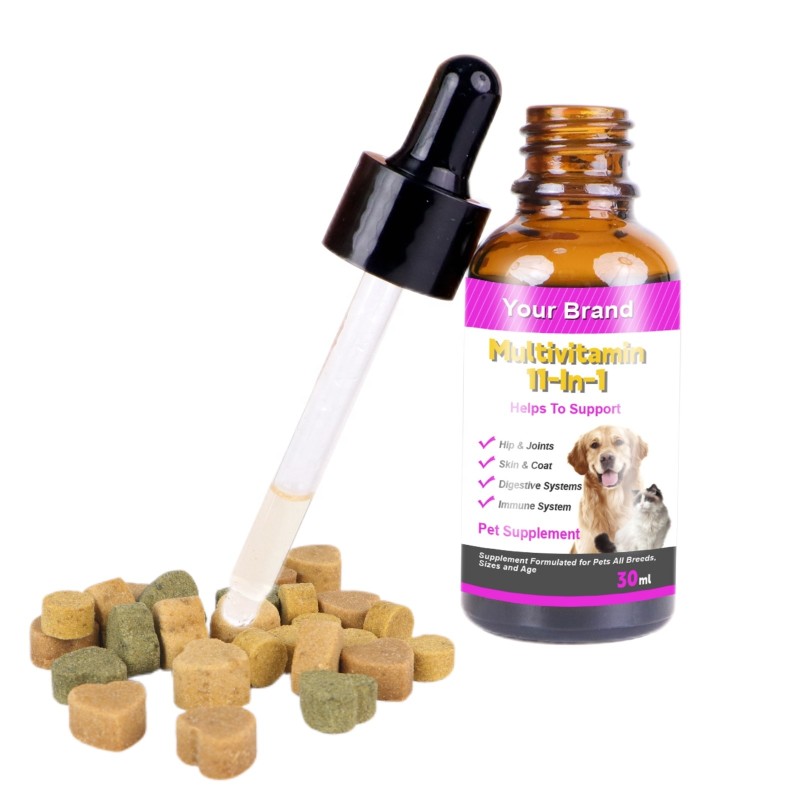 Pet Multivitamin Drops Supplier - All in One Liquid