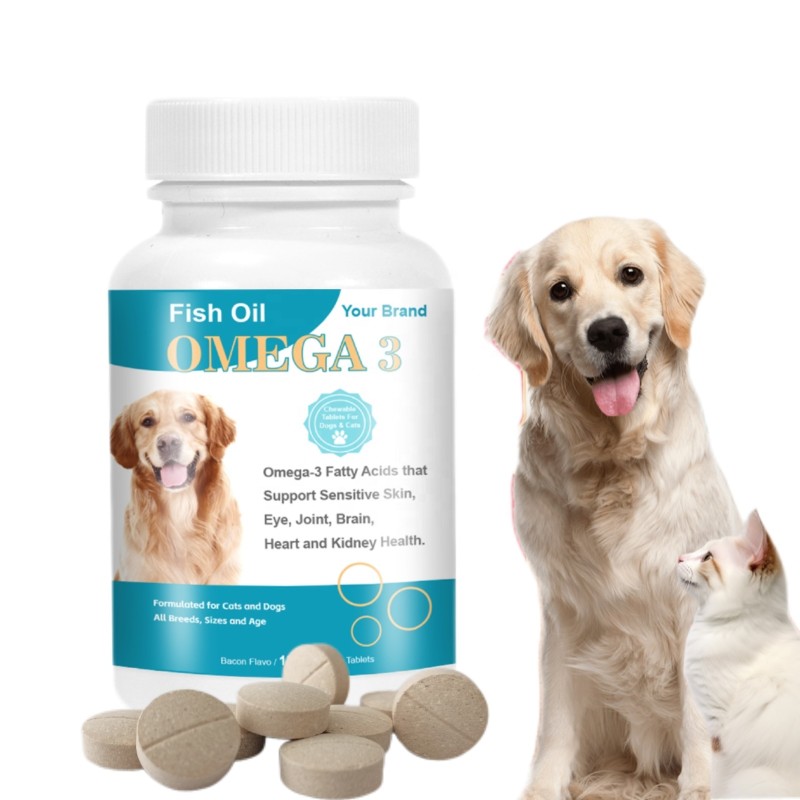 Omega-3 Pet Supplements Supplier - OEM Salmon Chewable