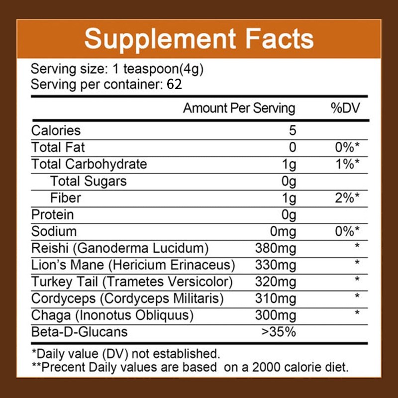Mushroom Coffee Powder Factory - OEM Custom Energy Focus Immune
