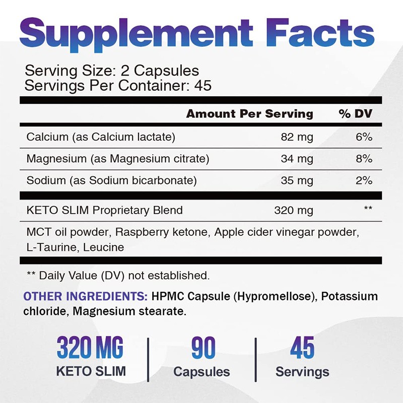 Keto Diet Pills Factory - OEM Custom BHB Salt Supplement