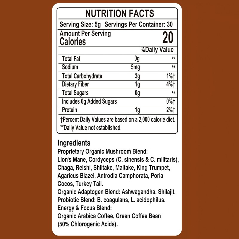 Mushroom Coffee Powder Manufacturer - OEM Custom Lion Mane Chaga